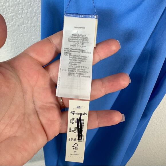 Madewell Womens Flex 2.0 Fitness Dress in Oasis Blue Size 2X - Picture 6 of 8